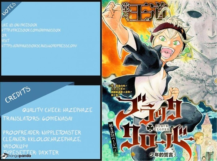 Read Black Clover EN Manga Online