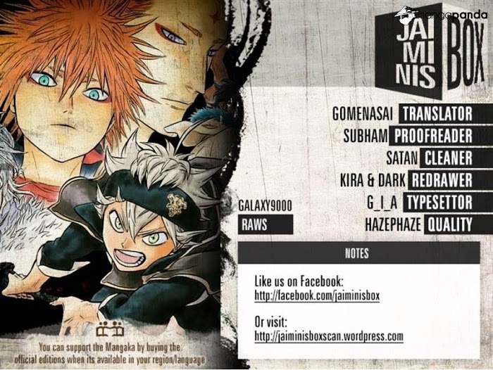 Read Black Clover EN Manga Online