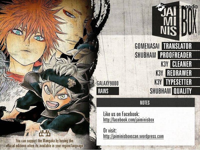 Read Black Clover EN Manga Online
