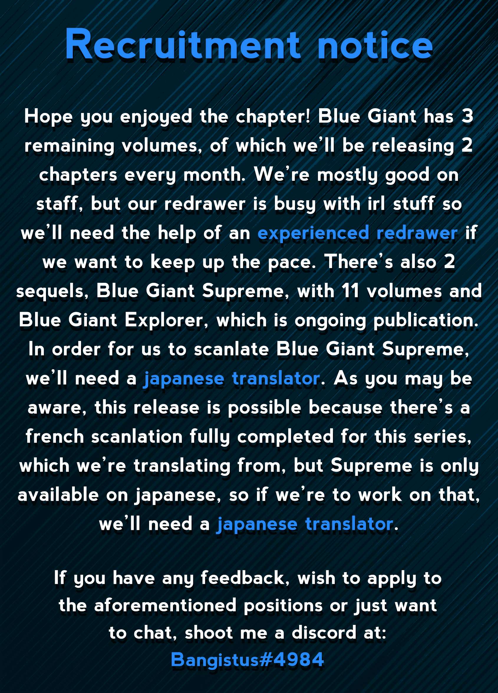 Read Blue Giant EN Manga Online