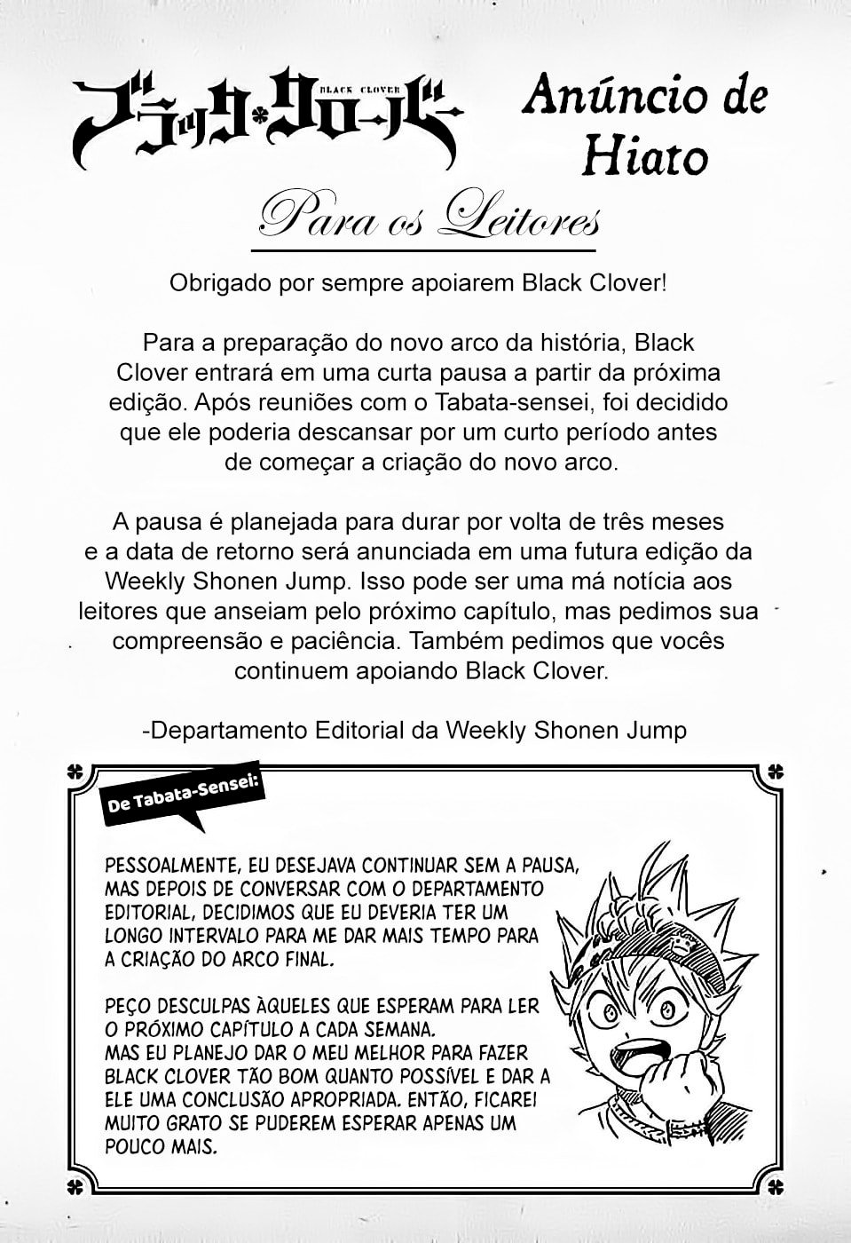 Read Black Clover PT Manga Online