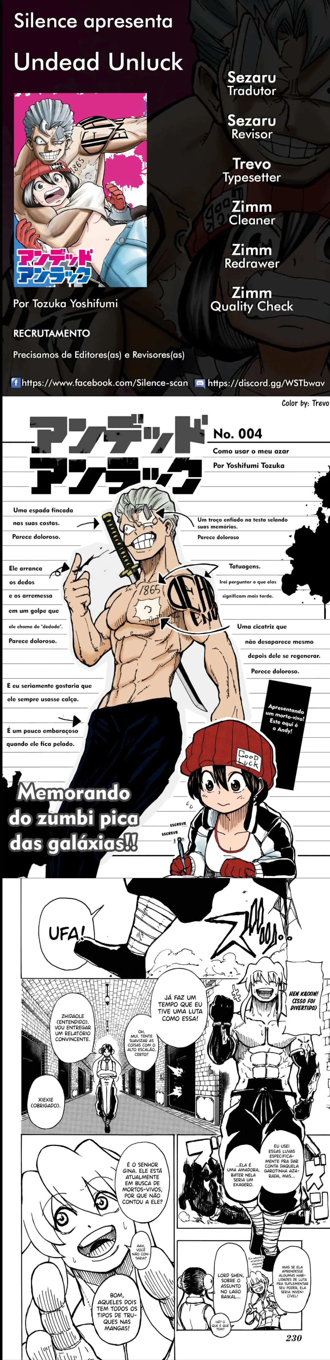 Read Undead Unluck PT Manga Online