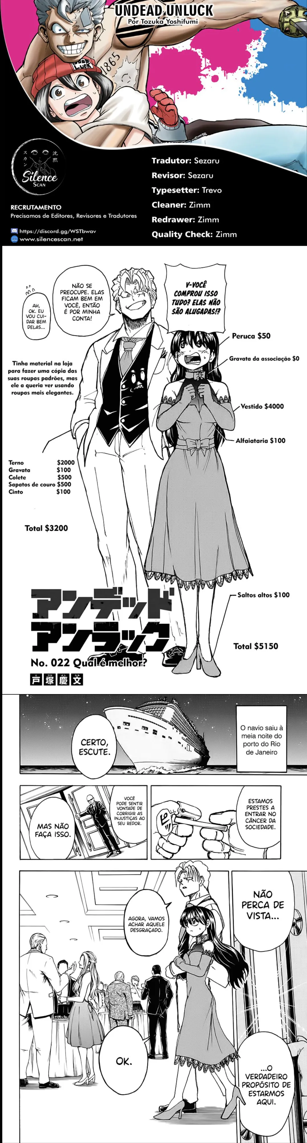 Read Undead Unluck PT Manga Online