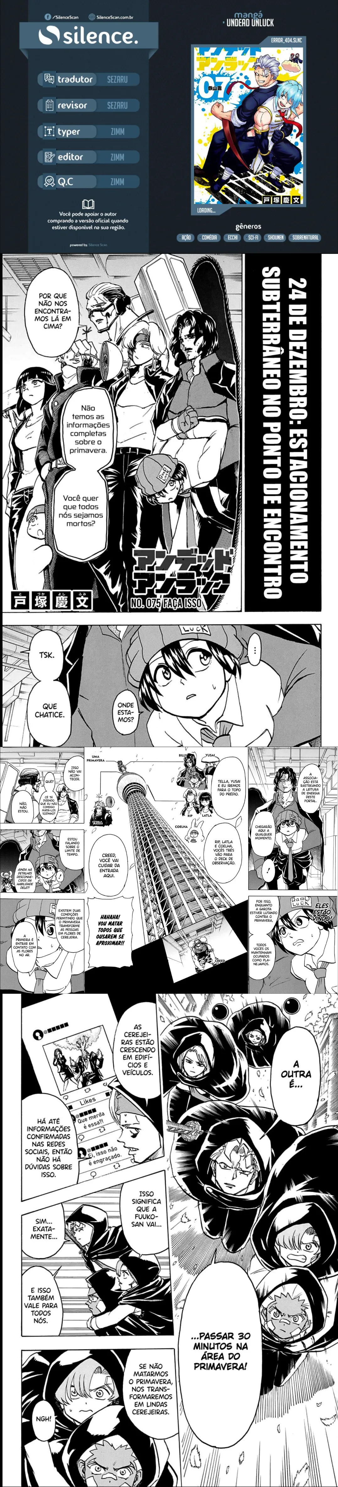 Read Undead Unluck PT Manga Online